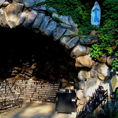 The Grotto At University Of Notre Dame The Blessed Mother Is Ever