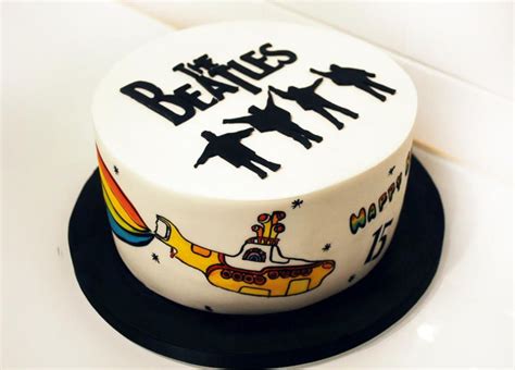 The Beatles Cake Beatles Birthday Cake Beatles Cake Music Cakes