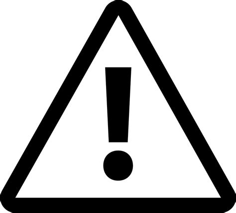 Warning Sign Svg Png Icon Free Download 24994 Onlinewebfontscom
