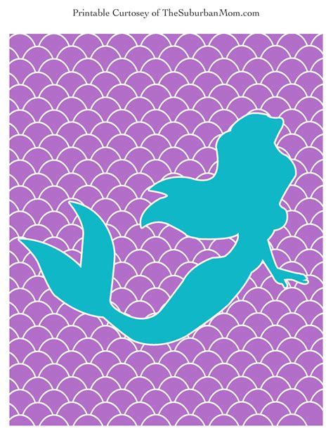 Image Result For Free Printable Mermaid Party Invitations Little