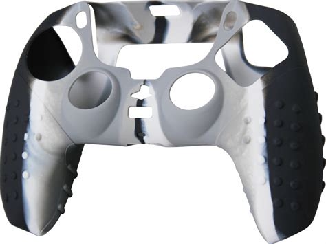 Piranha Ps5 Controller Skin Beskyttelse Grå Camo Se Tilbud Og Køb