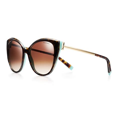 Tiffany And Co Cat Eye Sunglasses Tortoise Blue Tiffany T