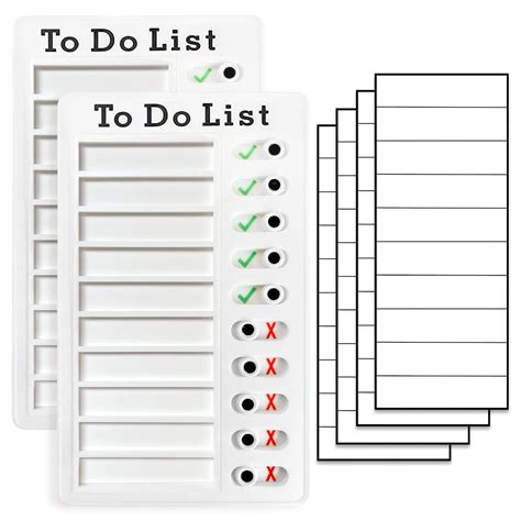 buy 2 pieces chore chart for adults to do list my chores checklist task board sliding routine