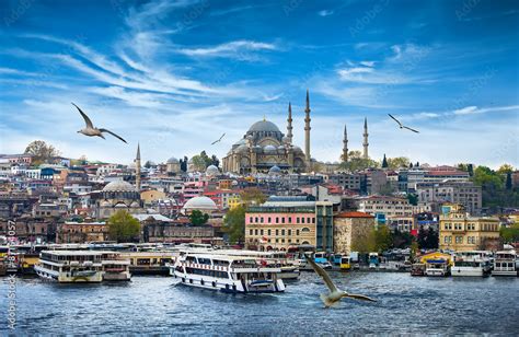 Istanbul The Capital Of Turkey Eastern Tourist City Stock Photo