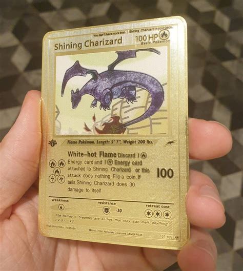 Shining Charizard Pokemon Card