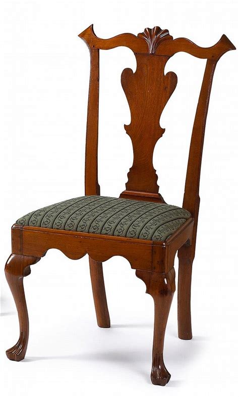 Queen Anne Cherrywood Side Chair Boston Mid 18th Century Shaped