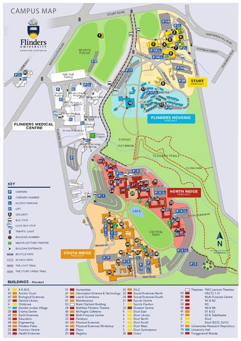Flinders Campus Map By Flinders Uni Speech Pathology Issuu