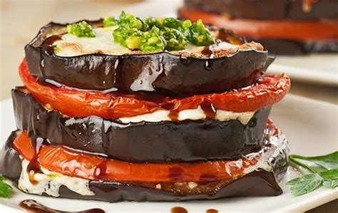 Aubergines gratinées à la mozzarella