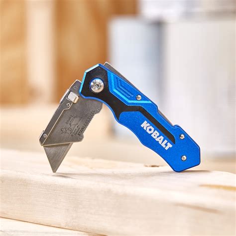 Kobalt 18mm 11 Blade Folding Utility Knife At