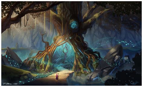 Artstation Ancient Magical Tree