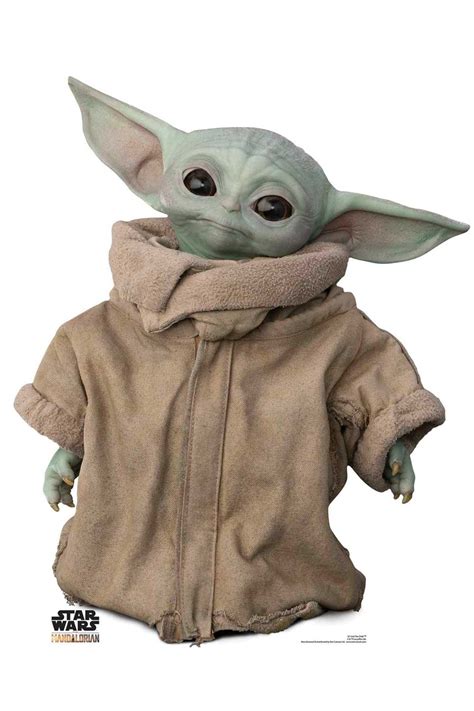 The Child Baby Yoda Official Mandalorian Cardboard Cutout Standee