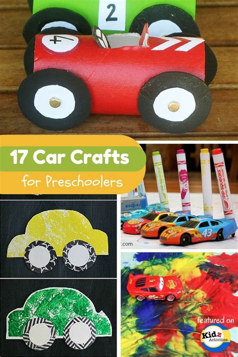 Car Crafts For Preschoolers Kidz Activities Preschool Crafts