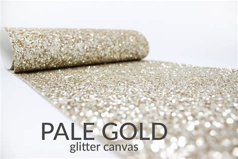 Gold Chunky Glitter Fabric Sheet Chunky Glitter Canvas Etsy