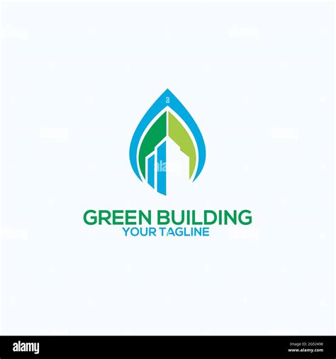 El Logotipo Del Edificio Verde Es Una Inspiración Exclusiva Para El