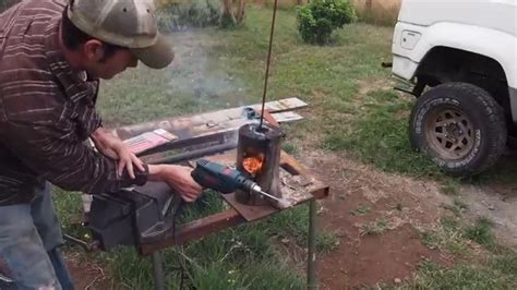 I recently started delving in to knife making and part of the process requires the ability. Beginners Fab Ep 37: DIY Fire Wood Mini Forge Furnace - YouTube