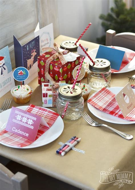 Will my kid actually love it? A Fun Kids Christmas Table Setting Idea (+ Win A Holiday ...
