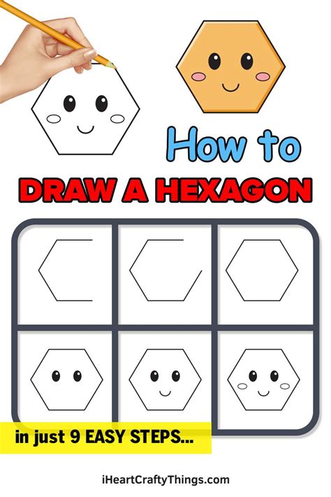 How To Draw A Hexagon — Step By Step Guide In 2021 Draw A Hexagon