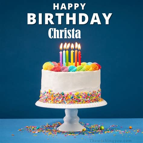 HD Happy Birthday Christa Cake Images And Shayari