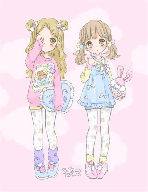 Dessin Pastel Art Kawaii Kawaii Chibi Kawaii Anime Girl Manga Anime