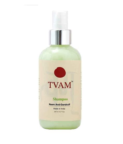It has effective moisturizing properties which hydrates the scalp well and relieves dandruff. Tvam Natural Shampoo Neem Anti-Dandruff: Buy Tvam Natural ...