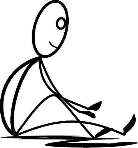 Download Stretching Resting Stickman Stick Figure Stick Figure