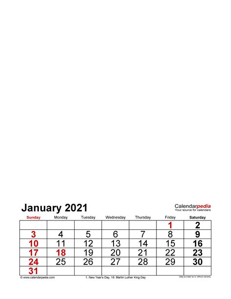 Photo Calendar 2021 Free Printable Pdf Templates