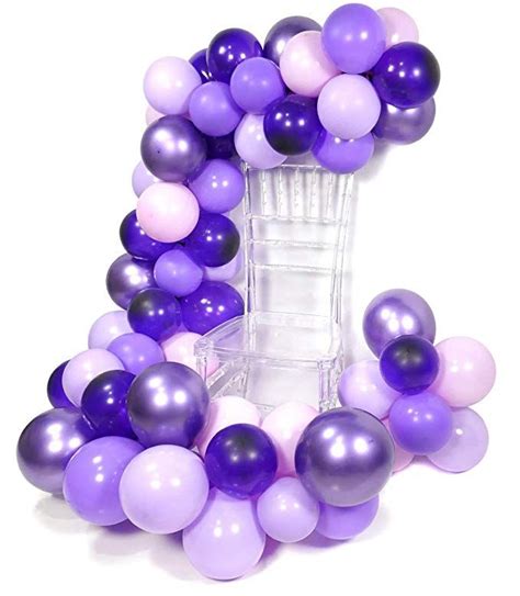 Partywoo Purple Balloons 70 Pcs 12 Inch Pastel Purple