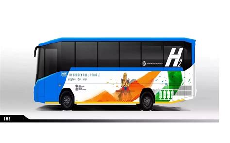 First Hydrogen Fuel Cell Bus In India Starts Journey Futurefuels