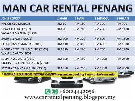 A penang car rental allows you to go where you want, when you want. Car Rental Penang / (Kereta Sewa Pulau Pinang): Car Rental ...