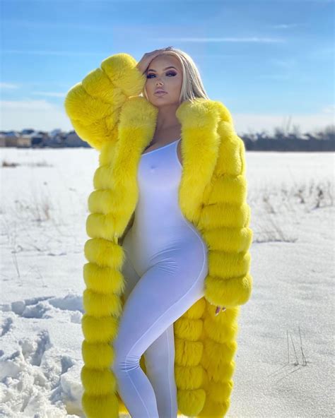 staci doll fox fur coat fur fashion fashion women sweater jacket long coat daria everyday