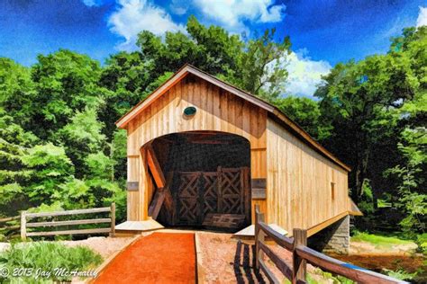 These 13 Beautiful Covered Bridges In Connecticut Will Remind You Of A