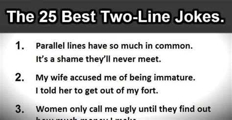 25 Of The Best Two Line Jokes Ever 11 Is Priceless Newsely