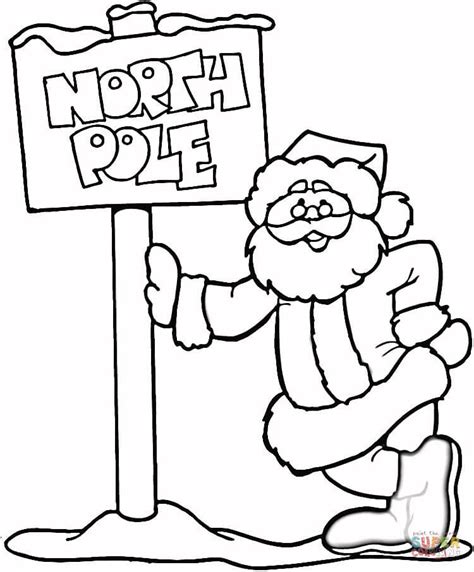 North Pole Coloring Page Free Printable Coloring Pages