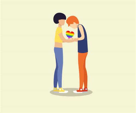 200 Cartoon Of A Lesbian Kissing Illustrations Graphiques Vectoriels Libre De Droits Et Clip