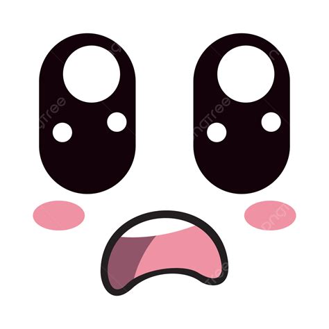 surprised cute cartoon facial expression surprised cartoon lovely png and vector with
