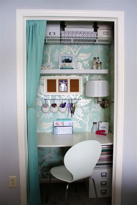 43 Tiny Office Space Ideas To Save Space And Work Efficiently Closet