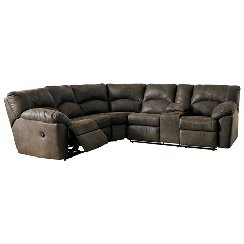 Ashley Signature Design Tambo 2 Piece Reclining Corner Sectional With