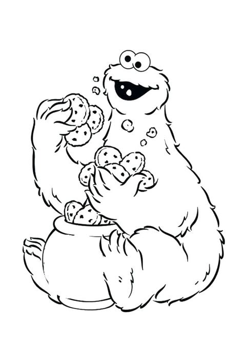 Sesame Street Christmas Coloring Pages At Free