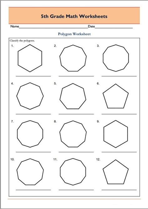 Pattern blocks activities and geometry for kids. Free 5th Grade Math Worksheets | Activity Shelter