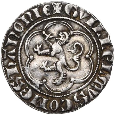 Groat Tournois William I Of Avesnes County Of Hainaut Numista