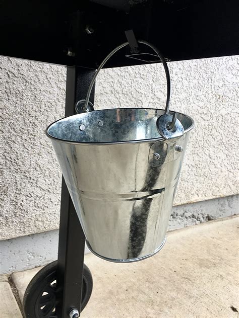 BBQ Butler Steel Grease Bucket For Grill Smoker Galvanized Drip Buckets ...