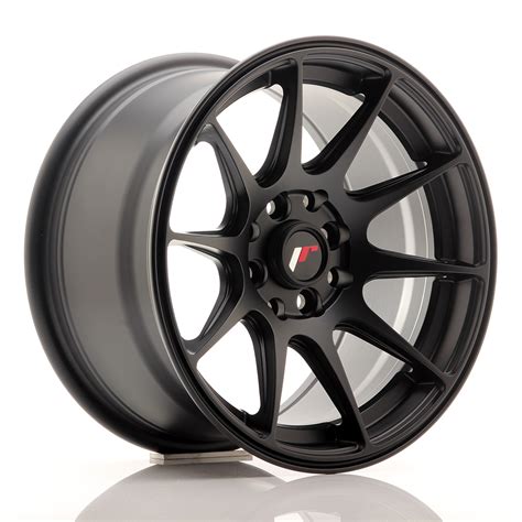 Be sure to pick up a set of nuts by clicking here or tuner bolts by clicking here. JR Wheels JR11 15x8 ET25 4x100/108 Flat Black - JFCarParts
