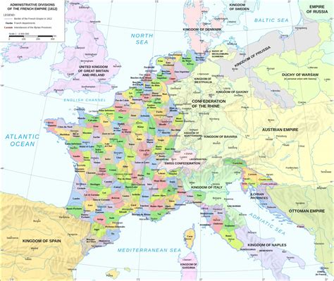 Europe Under The French Empire Vivid Maps