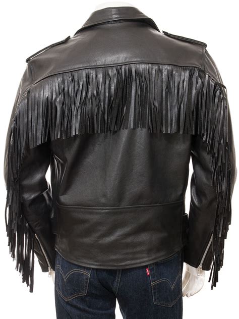 Fringed Leather Jacket Ar