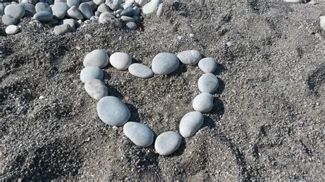 Free Images Beach Sand Rock Love Pebble Blue Material Heart