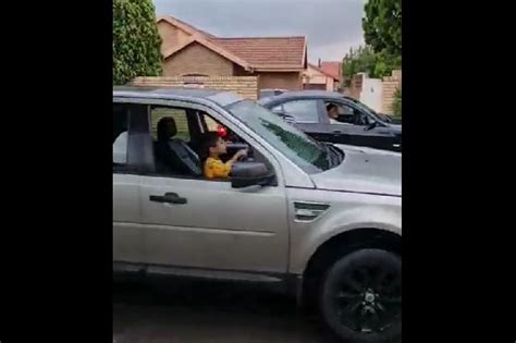 Watch This Is Ridiculous 8 Year Old Takes Suv For A Spin