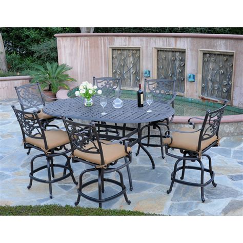 Provides a great landing spot to enjoy outdoor weather near the pool, by the garden, or simply just outside. Bar Height Patio Furniture Sets - Ideas on Foter