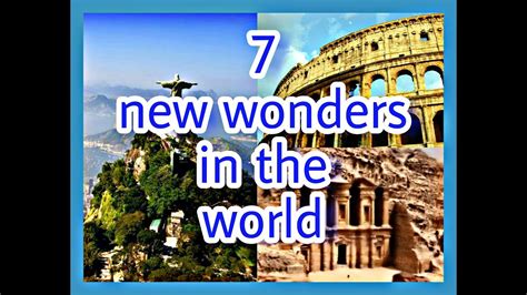 World New 7 Wonders In 2017 360 Degree Youtube