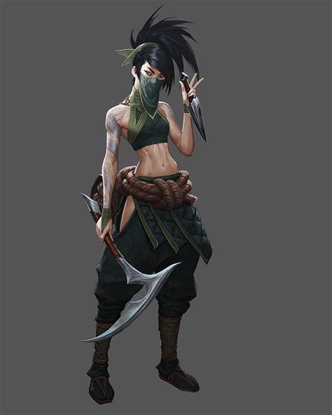 Lol Akali 3d Model