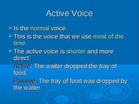 Active Voice Vs Passive Voice презентація з англійської мови